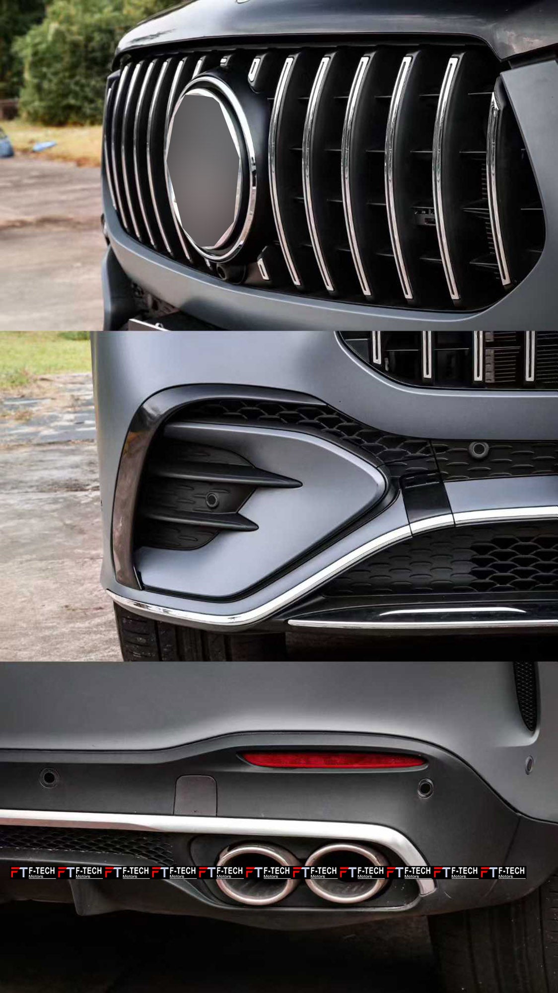 2026 GLE 53 AMG Style Body Kit For Mercedes Benz GLE V167 2019 - 2023