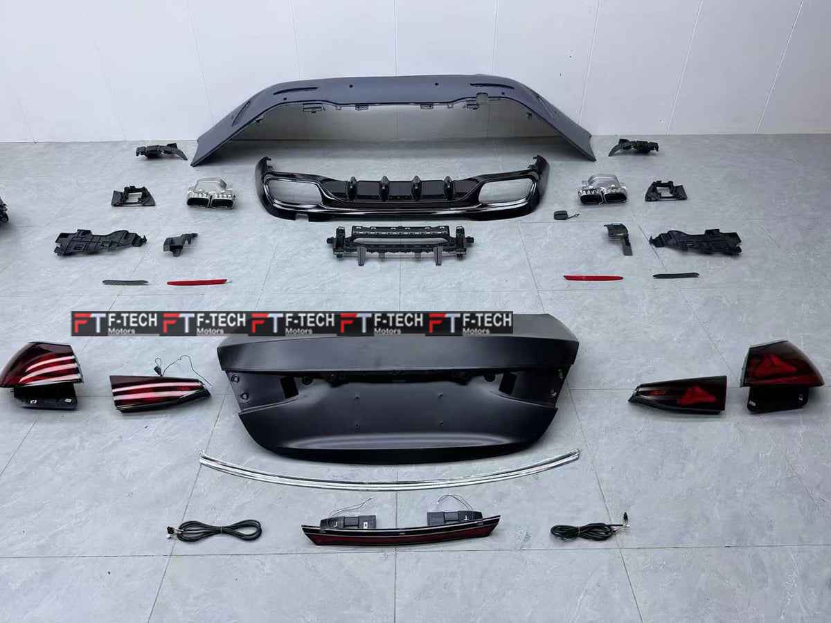 C63S Facelift 2027 Conversion Body Kit For Mercedes Benz C Class W205 2015 - 2021