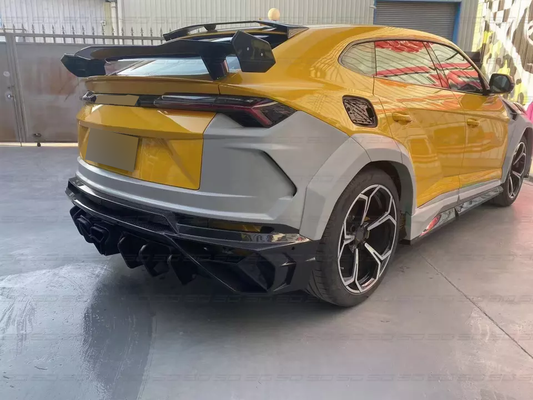 Dry carbon rear trunk spoiler wing fit Lamborghini Urus 2017UP
