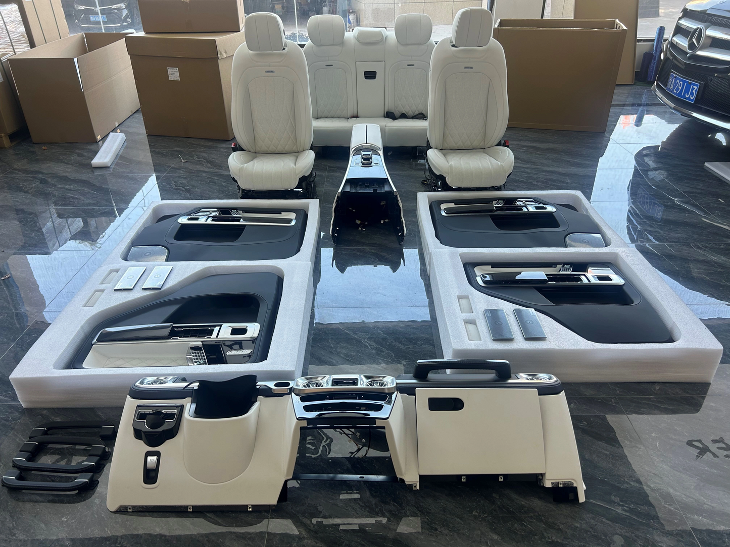 Full interior upgrade kit for Mercedes Benz G Class W463 2013-2018 to new W463A W464 2019+
