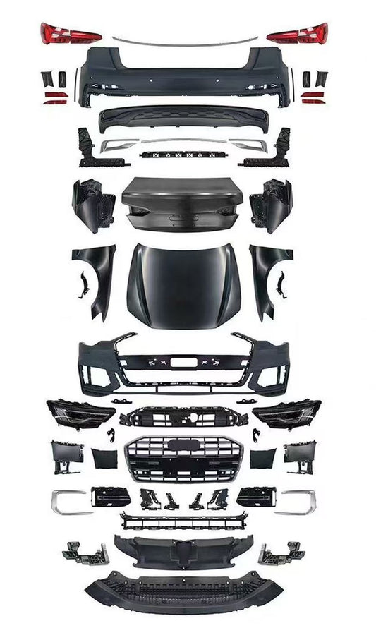 Audi A6 C8 Sport 2022 - 2025 conversion upgrade body kit for Audi A6 C7 2013 - 2018