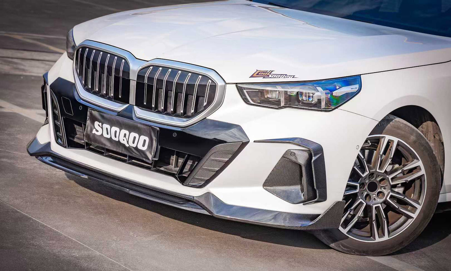 Authentic SOOQOO dry carbon fiber body kit fit BMW 5 Series G60 2024+