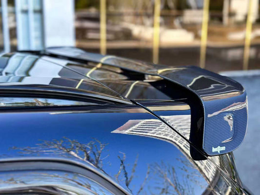 Authentic BCTXE carbon fiber rear roof spoiler for BMW X3 G01 M40i 2022-2024