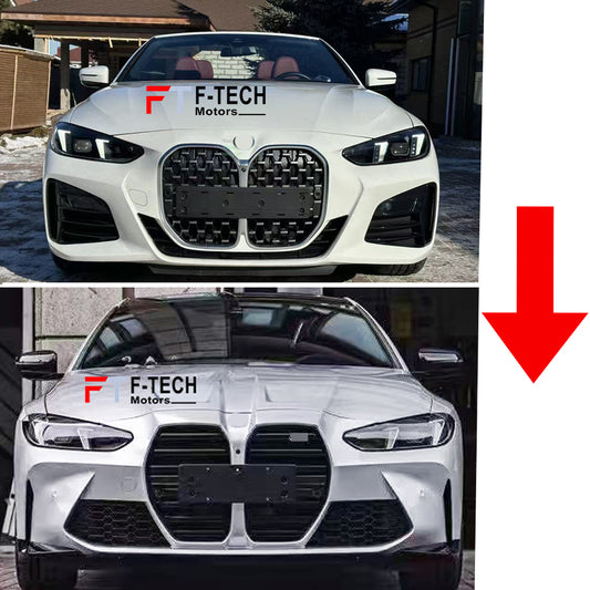 Conversion body kit for BMW 4 Series G22 G23 2024+ upgrade into BMW M4 G82 2024+ Facelift