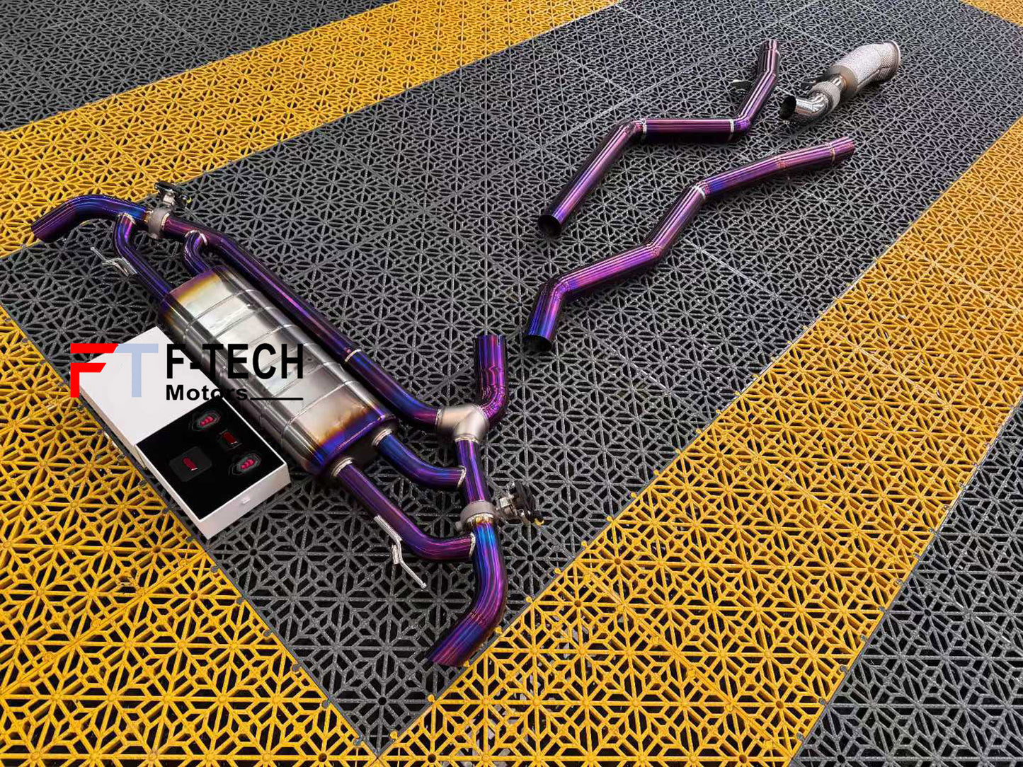 F Tech Motors Titanium Exhaust System Catback for BMW X5 G05 2019 - 2023 3T
