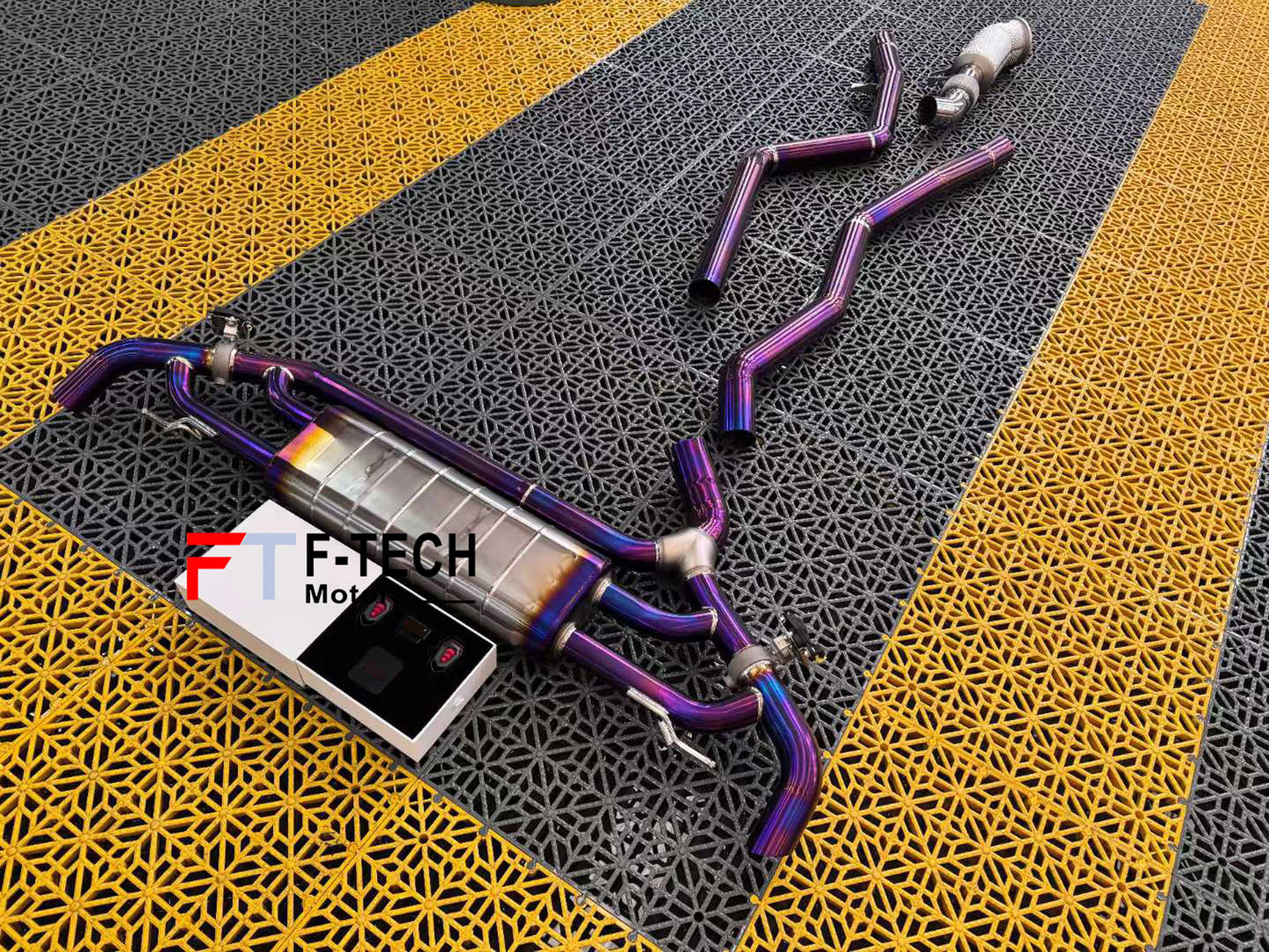 F Tech Motors Titanium Exhaust System Catback for BMW X5 G05 2019 - 2023 3T