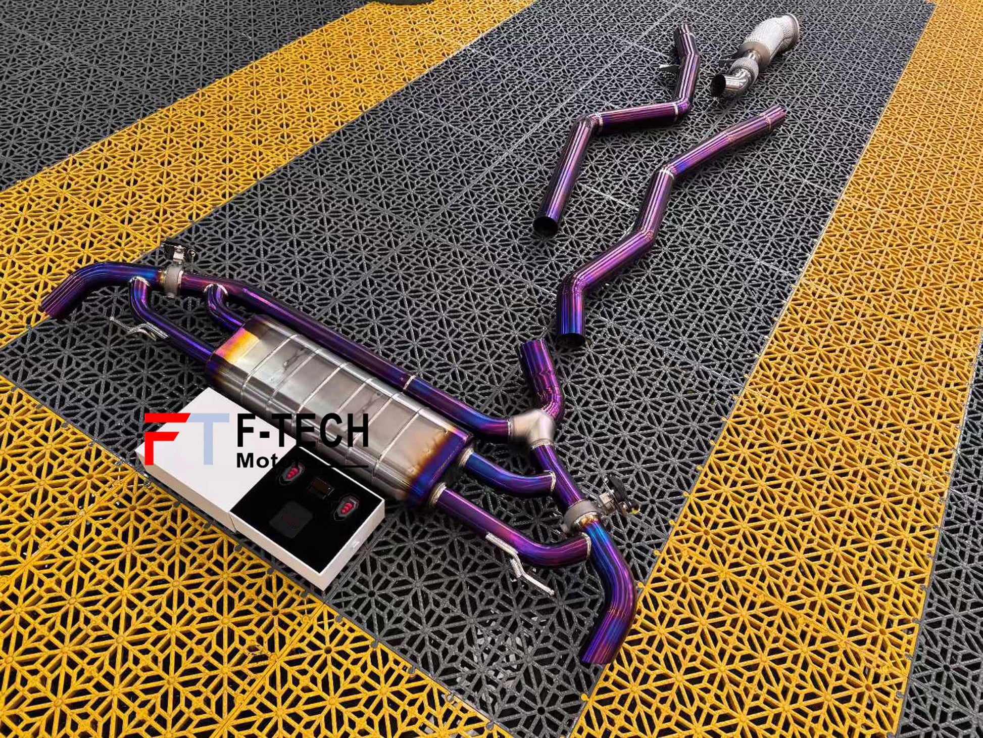 F Tech Motors Titanium Exhaust System Catback for BMW X5 G05 2019 - 2023 3T