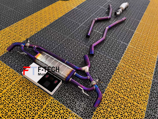 F Tech Motors Titanium Exhaust System Catback for BMW X5 G05 2019 - 2023 3T