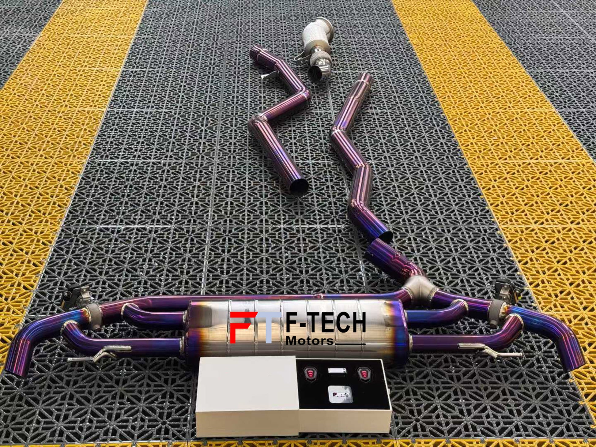 F Tech Motors Titanium Exhaust System Catback for BMW X5 G05 2019 - 2023 3T