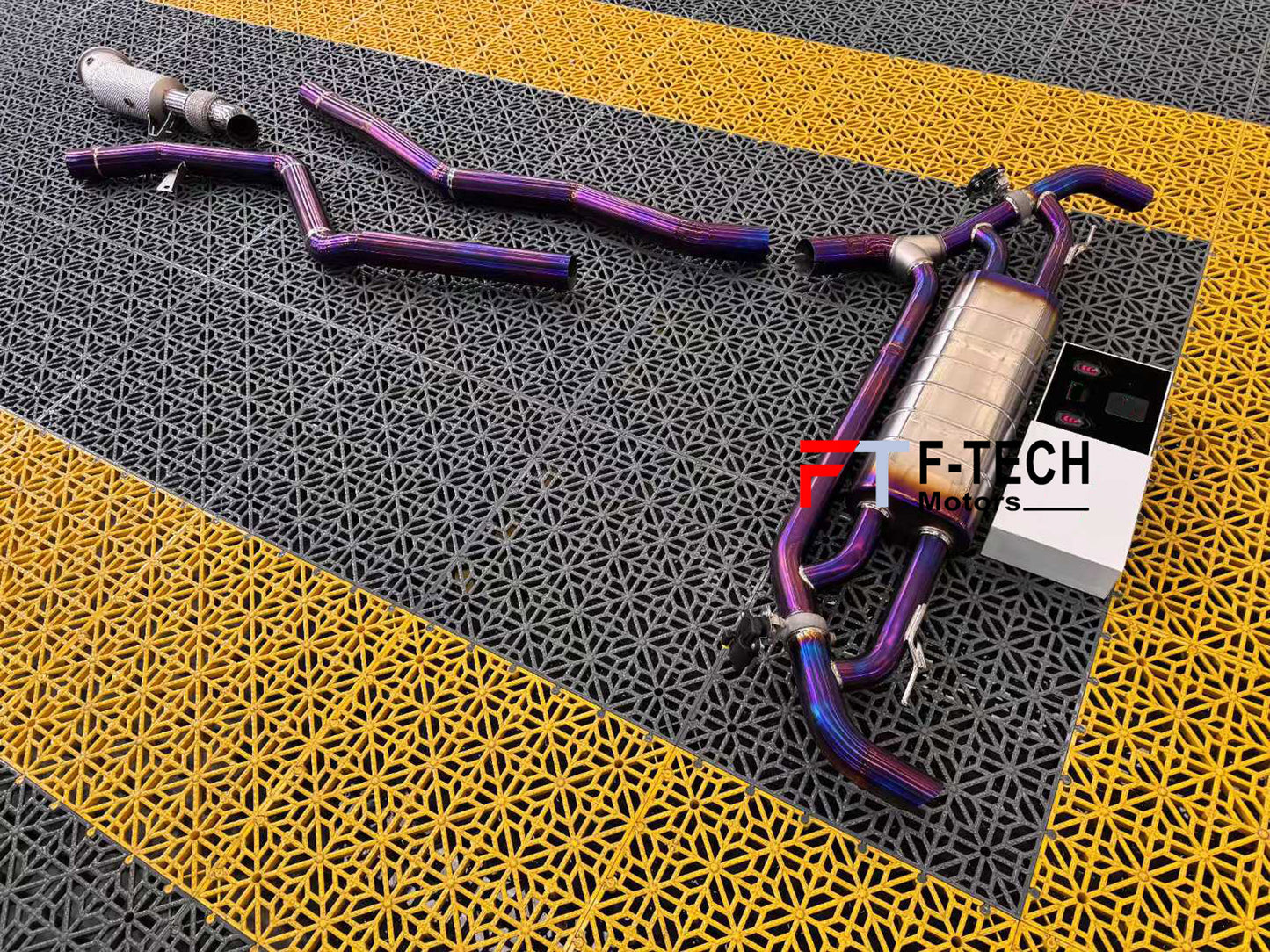 F Tech Motors Titanium Exhaust System Catback for BMW X5 G05 2019 - 2023 3T