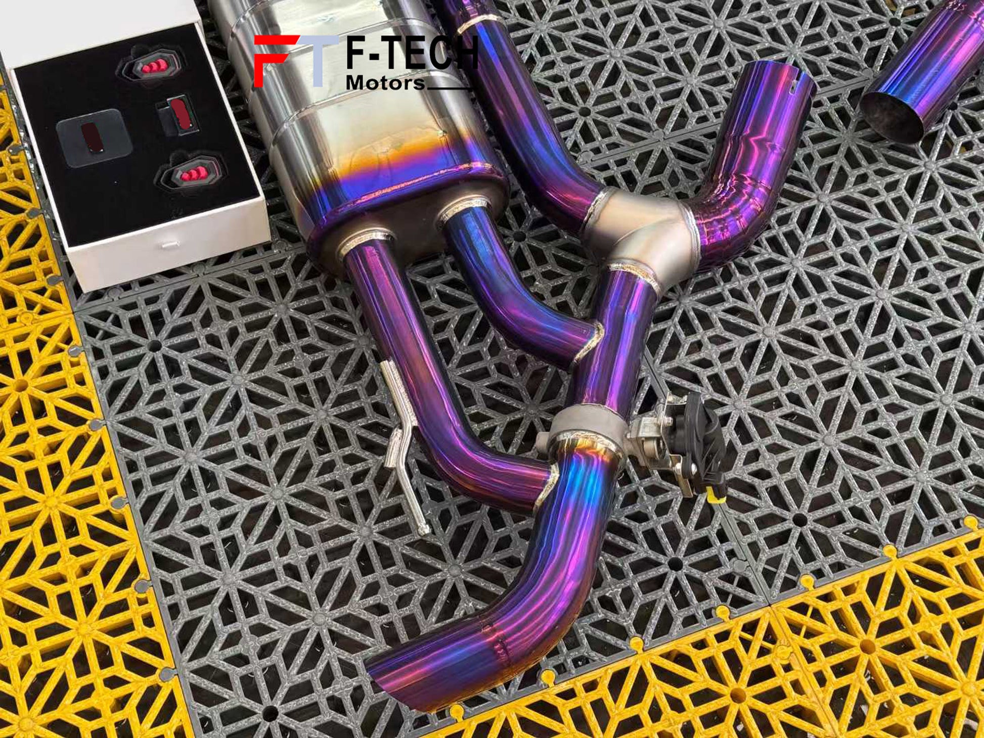F Tech Motors Titanium Exhaust System Catback for BMW X5 G05 2019 - 2023 3T