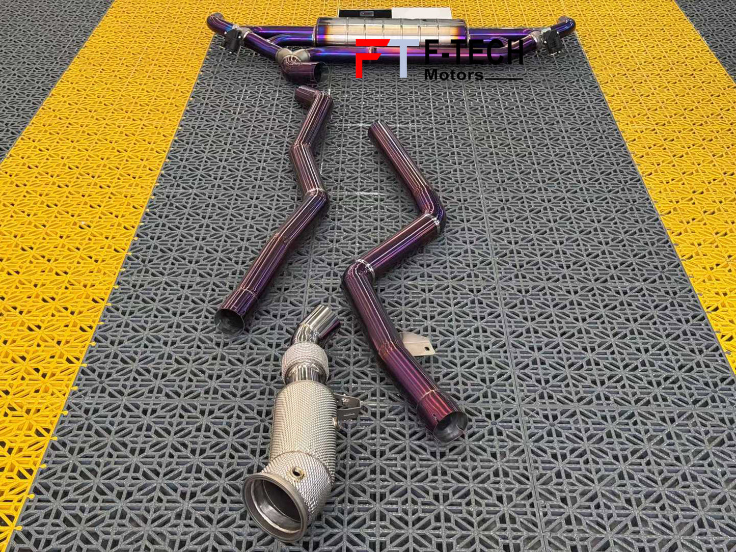 F Tech Motors Titanium Exhaust System Catback for BMW X5 G05 2019 - 2023 3T