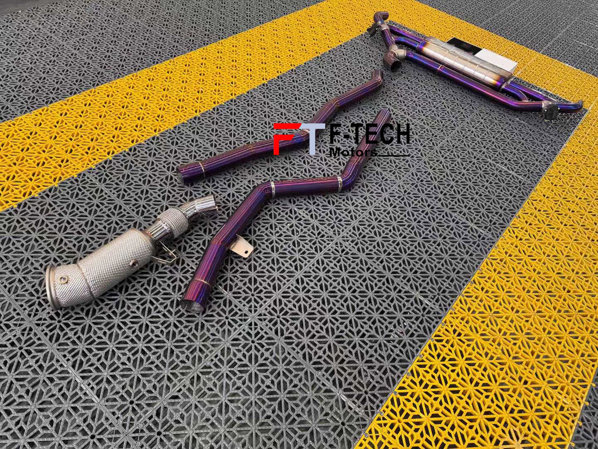 F Tech Motors Titanium Exhaust System Catback for BMW X5 G05 2019 - 2023 3T