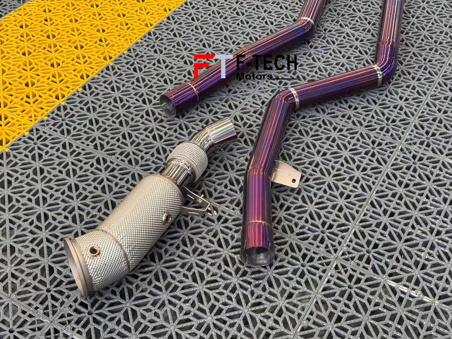 F Tech Motors Titanium Exhaust System Catback for BMW X5 G05 2019 - 2023 3T