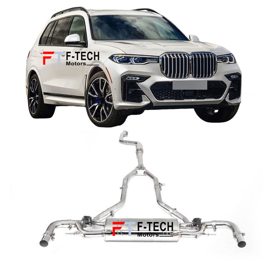 F Tech Motors Exhaust System Catback for BMW X7 G07 2018 - 2022