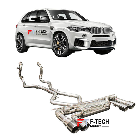 F Tech Motors Exhaust System Catback for BMW X5M F85 2015 -2018 4.4L
