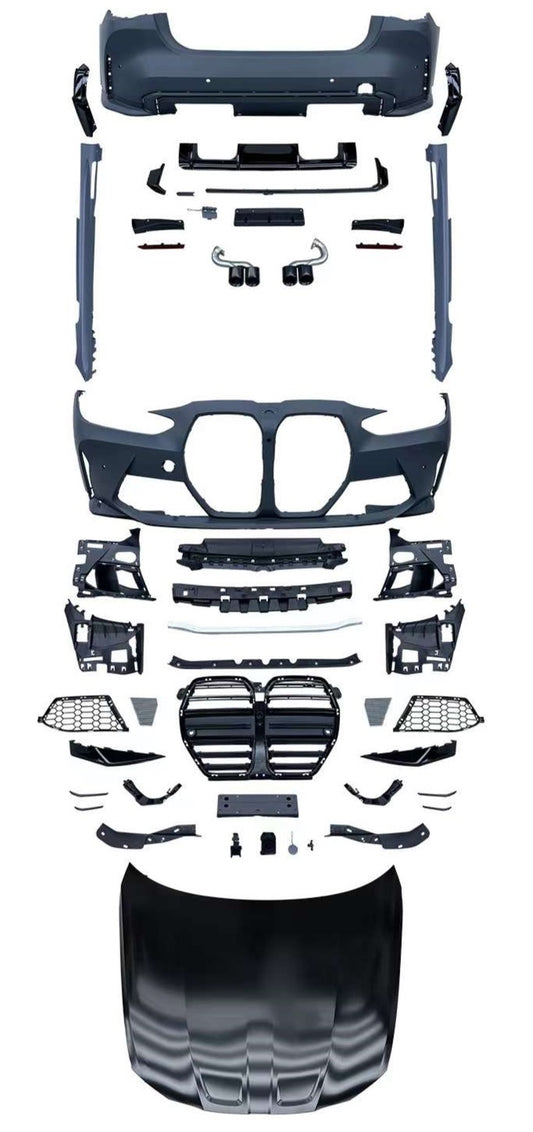 BMW M4 G82 Conversion Upgrade Body Kit Fit BMW 4 Series G22 G23 2 Doors-