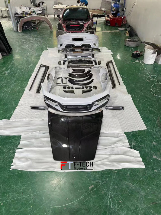 Dry Carbon Fiber Upgarde Body Kit For Porsche 911 992.1 Carrera S 2019 - 2024 Techart GTstreet R
