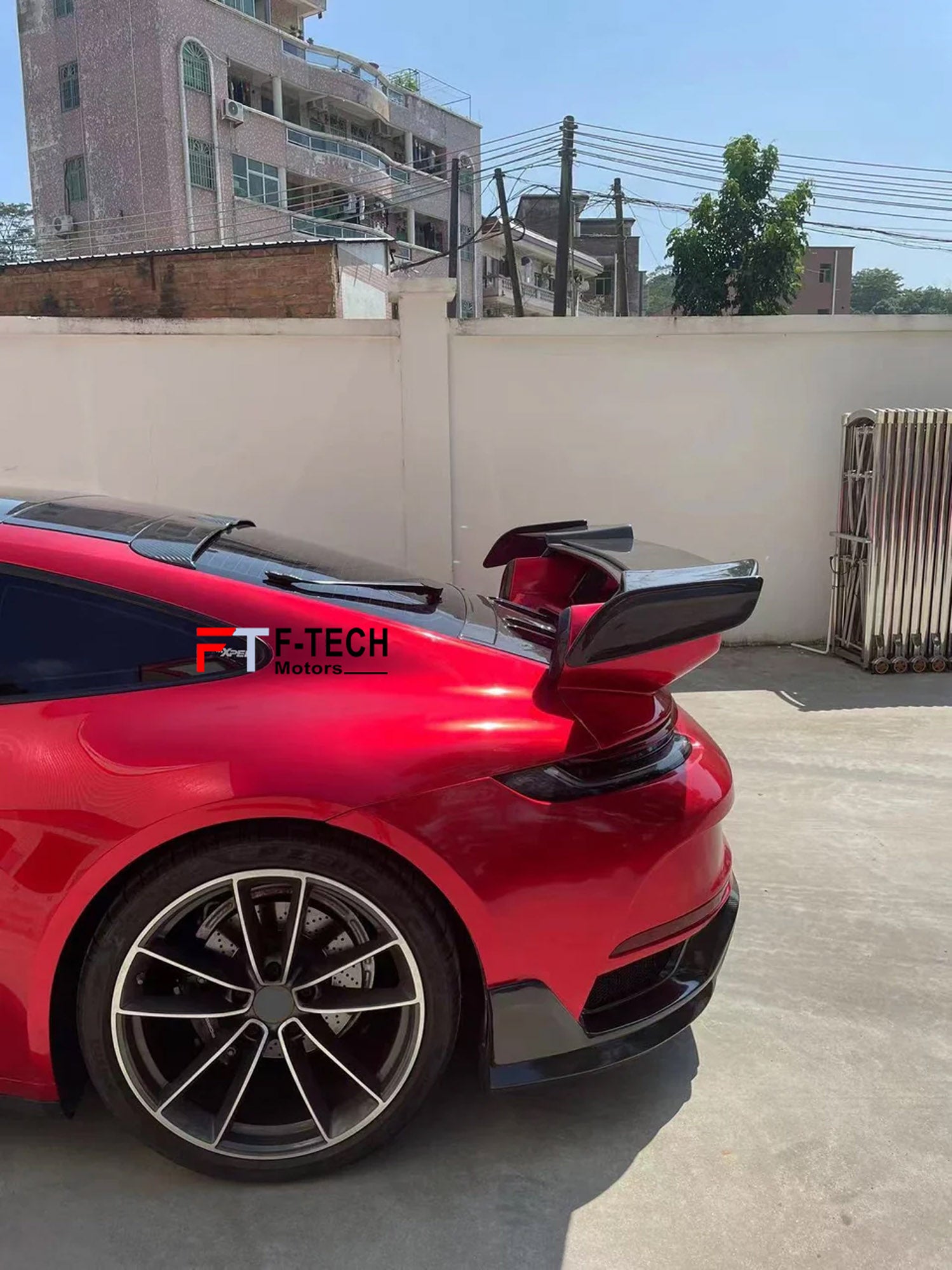 Dry Carbon Fiber Upgarde Body Kit For Porsche 911 992.1 Carrera S 2019 - 2024 Techart GTstreet R