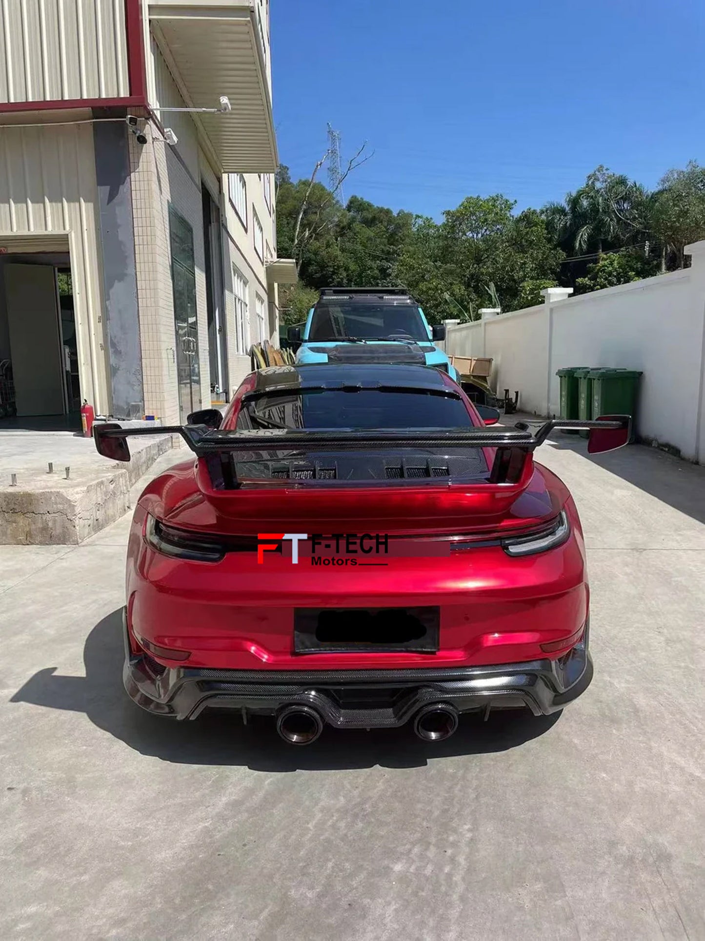 Dry Carbon Fiber Upgarde Body Kit For Porsche 911 992.1 Carrera S 2019 - 2024 Techart GTstreet R