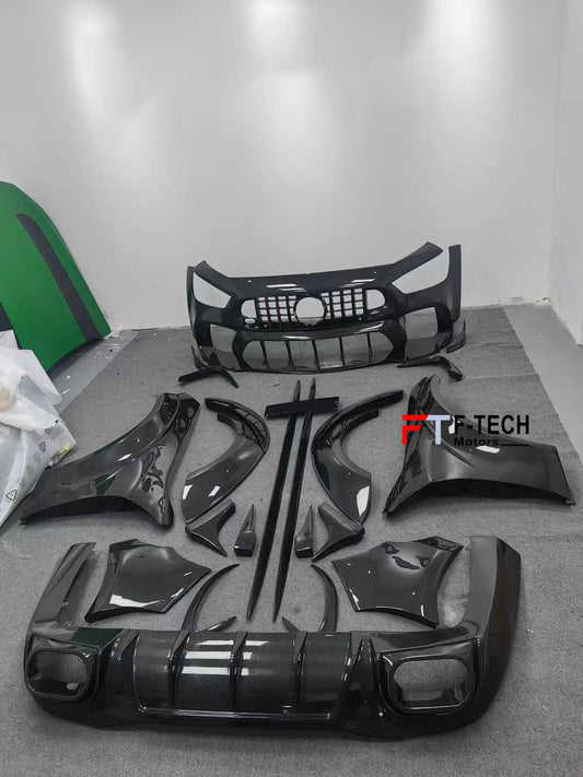 Dry Carbon Fiber Wide Body Kit For Mercedes Benz AMG GT 53 50 43 X290 2019+ Brabus 900 1000 Rocket