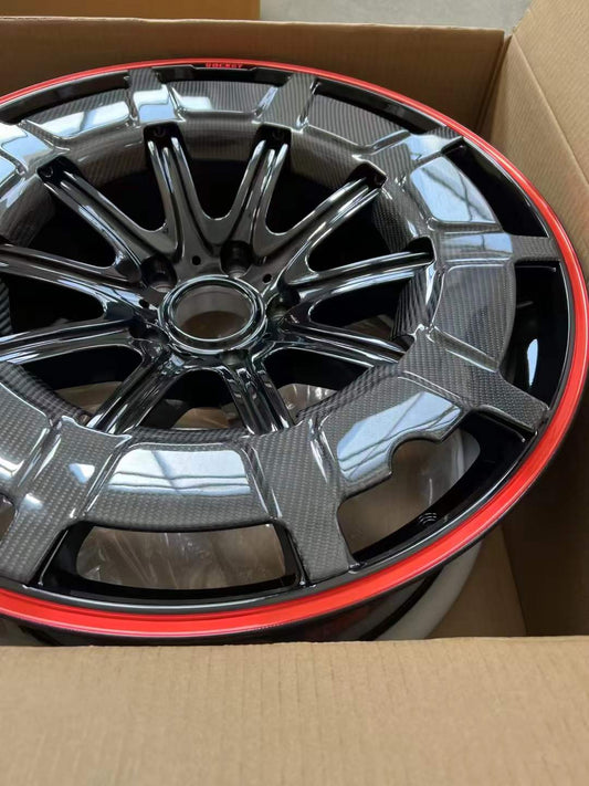 Monoblock Carbon Custom Forged Alloy Wheels Rims G900 Rocket Style For Mercedes Benz G class W464 G63 AMG BRS