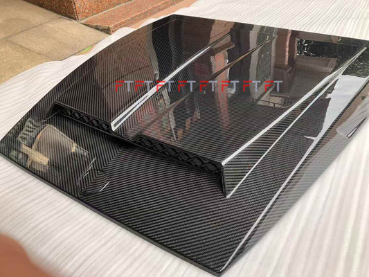 BRS Dry carbon fiber hood scoop for Mercedes Benz G Class W463A W464 G63 G550 AMG 2019 - 2023