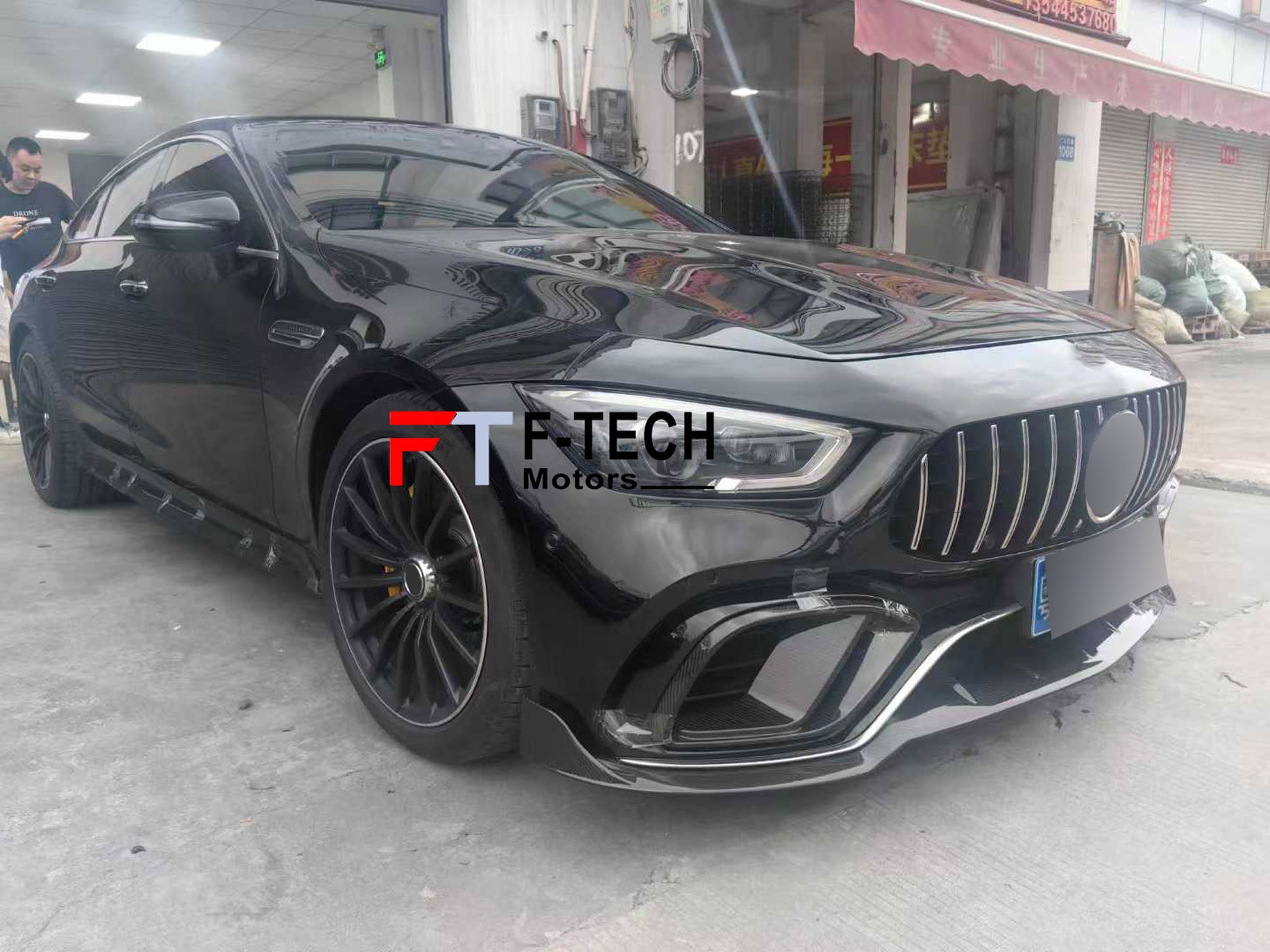 BRS800-Dry Carbon Fiber Soft kit for Mercedes Benz AMG GT 63 X290 4 Doors 2019 - 2023