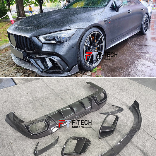 Dry Carbon Fiber Soft Kit for Mercedes AMG GT 63 X290 4 Doors 2019 - 2023 BRS800