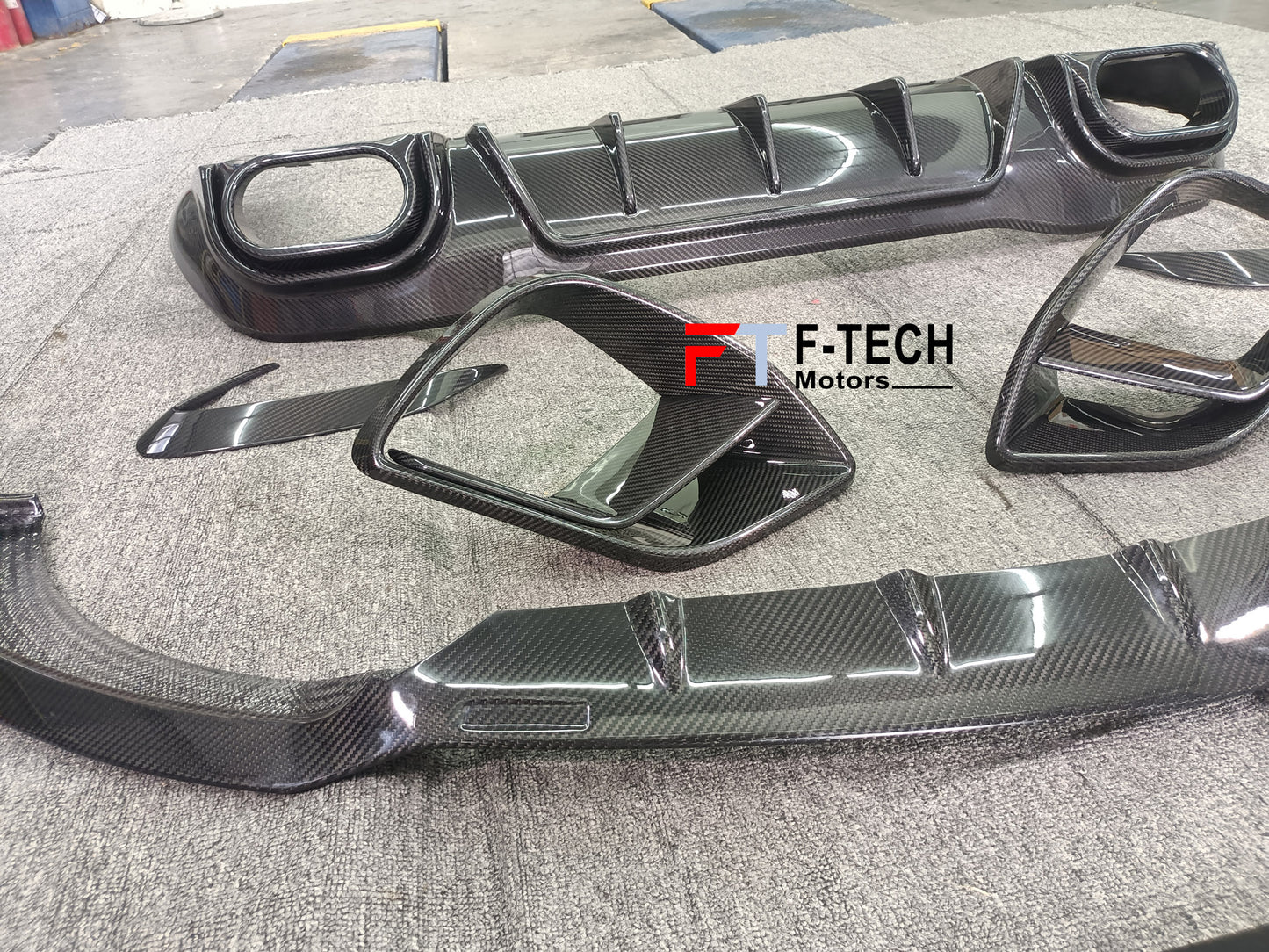 Dry Carbon Fiber Soft Kit for Mercedes AMG GT 63 X290 4 Doors 2019 - 2023 BRS800
