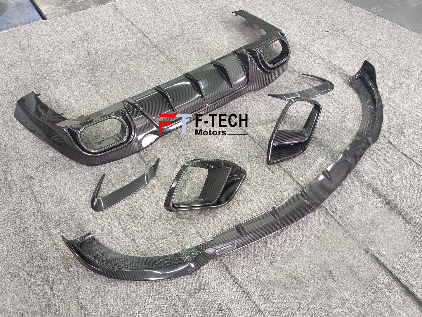 Dry Carbon Fiber Soft Kit for Mercedes AMG GT 63 X290 4 Doors 2019 - 2023 BRS800
