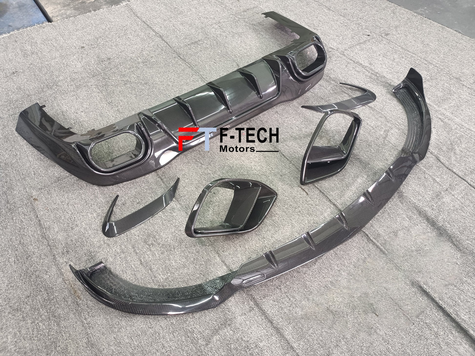 Dry Carbon Fiber Soft Kit for Mercedes AMG GT 63 X290 4 Doors 2019 - 2023 BRS800