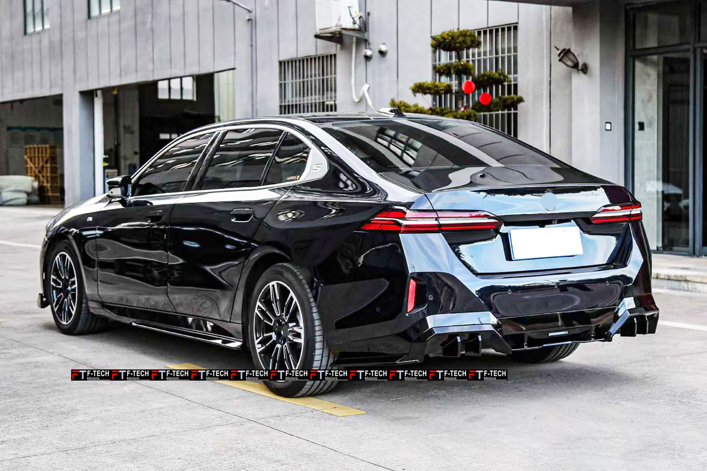 Gloss Black Aero Kit For BMW 5 Series G60 G68 2023+ Black Knight