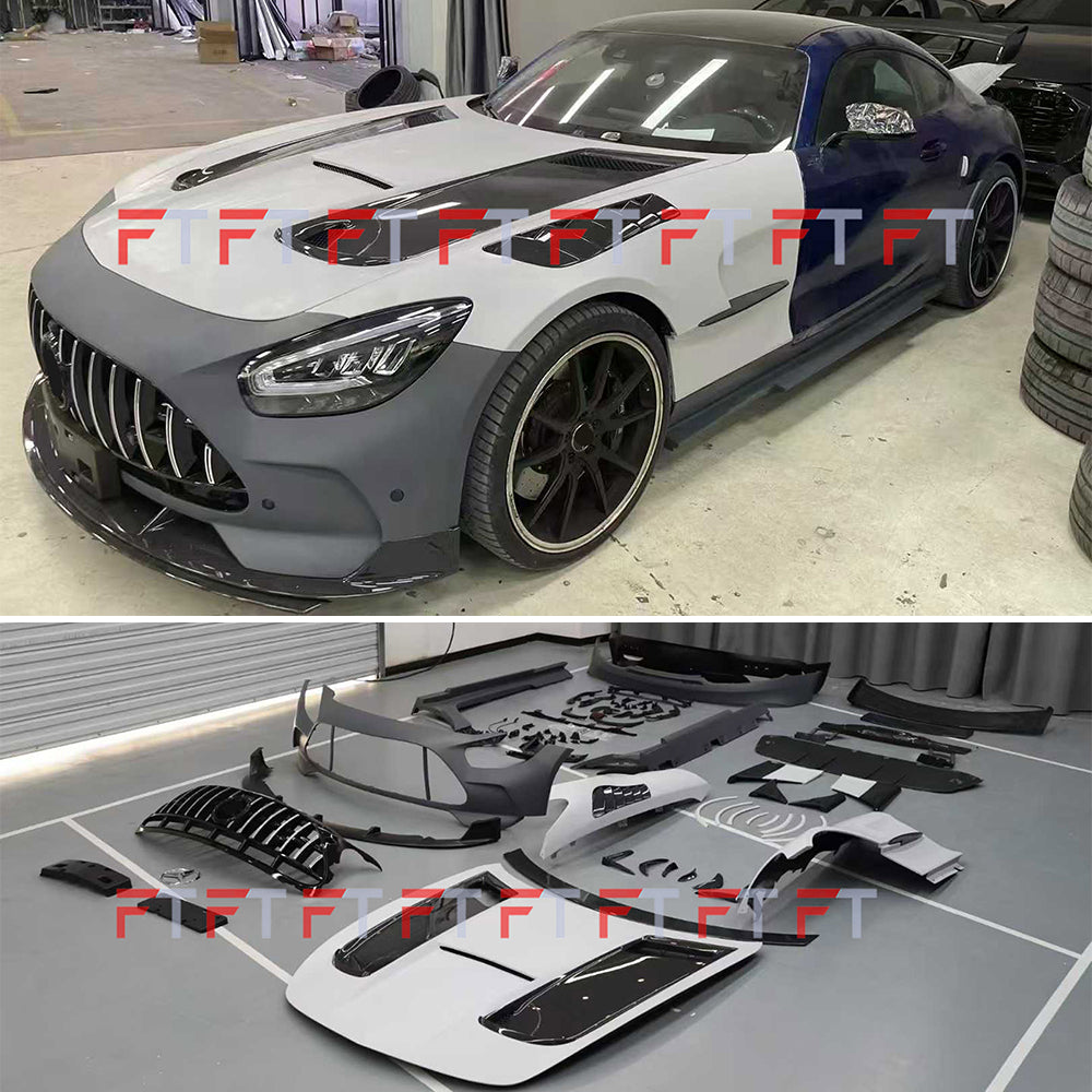 Black Series carbon fiber body kit for Mercedes Benz AMG GT 2014 - 2017 2 Doors