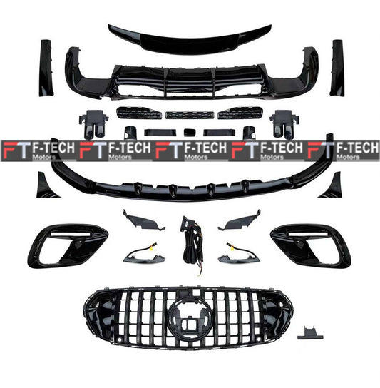 For Mercedes Benz S Class W223 S63 AMG 2021 - 2026 Body Kit Gloss Plastic Brabus