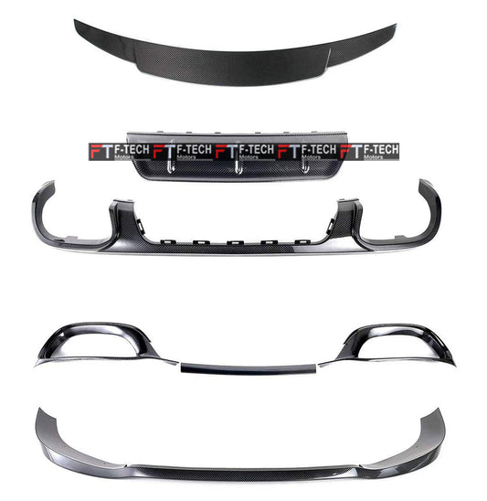 Dry Carbon Fiber Aero Kit For Mercedes Benz S Class W223 S680 Maybach 2021 - 2025 Brabus