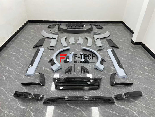 Dry Carbon Fiber Body Kit For Range Rover Sport SVR L494 2017 - 2023 Mansory
