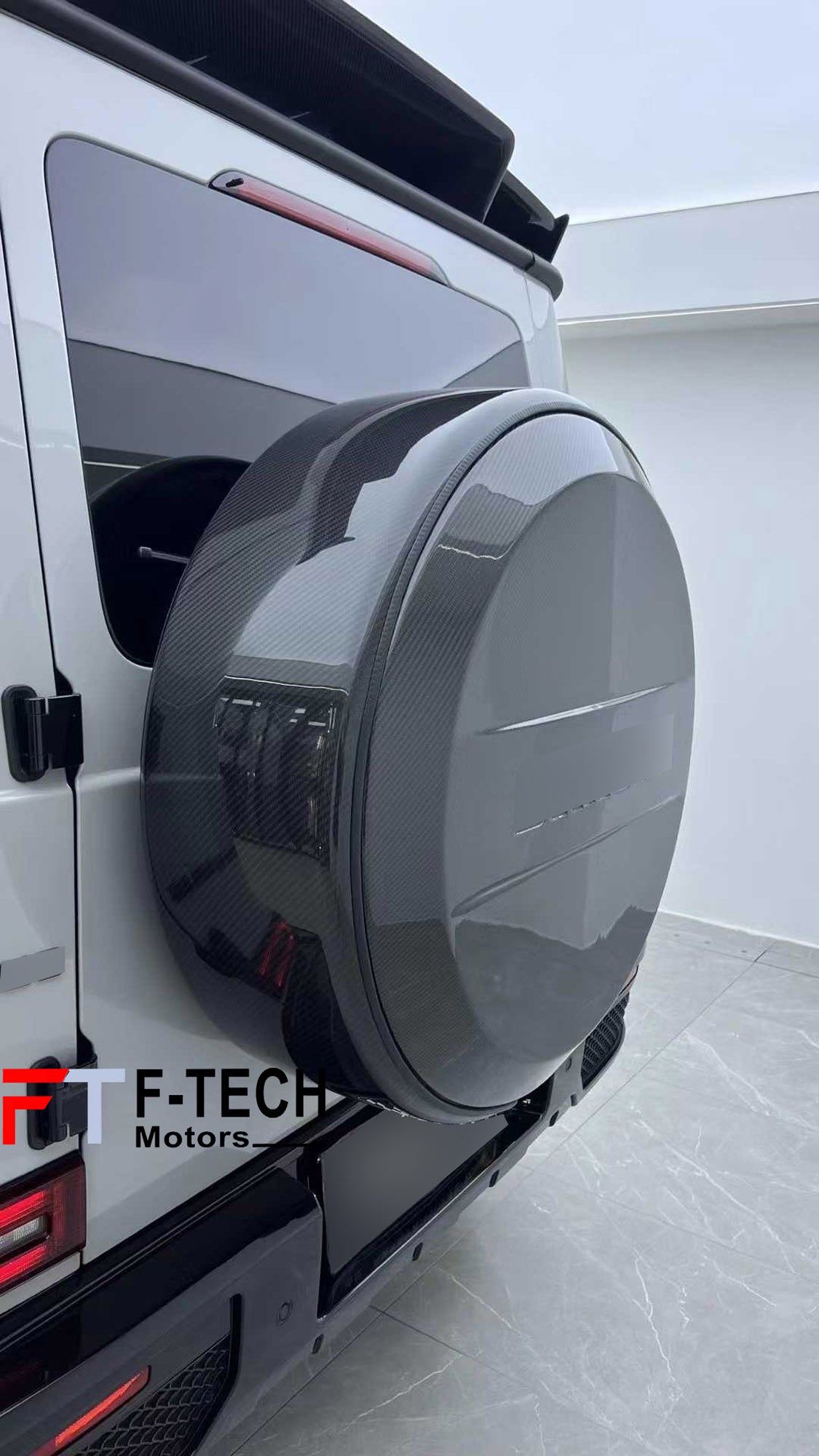 Carbon Fiber Spare Wheel Cover Ring For Mercedes Benz G Class W464 W465 G63 AMG 2019+