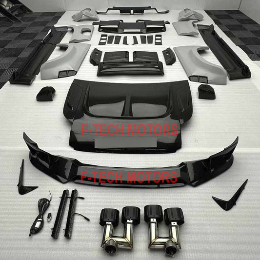 Carbon fiber wide body kit for Land Rover Defender 90 110 130 L663 2020+