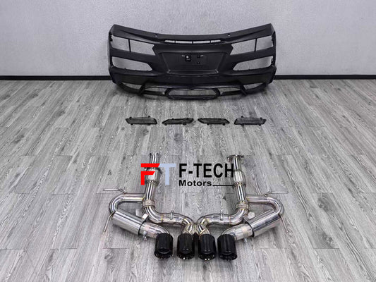 Rear Bumper Spoiler Wing Exhaust System Z06 Style For Chevrolet Camaro C8 2020+