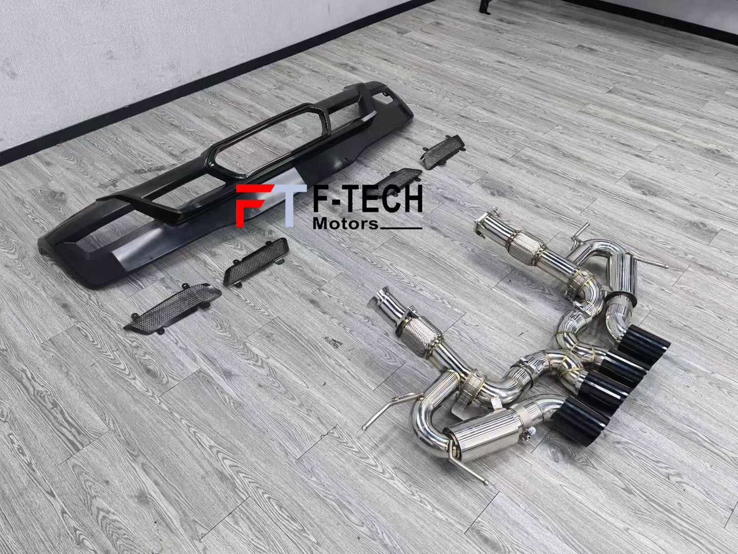 Rear Diffuser Splitter Exhaust System Z06 Style For Chevrolet Camaro C8 2020+