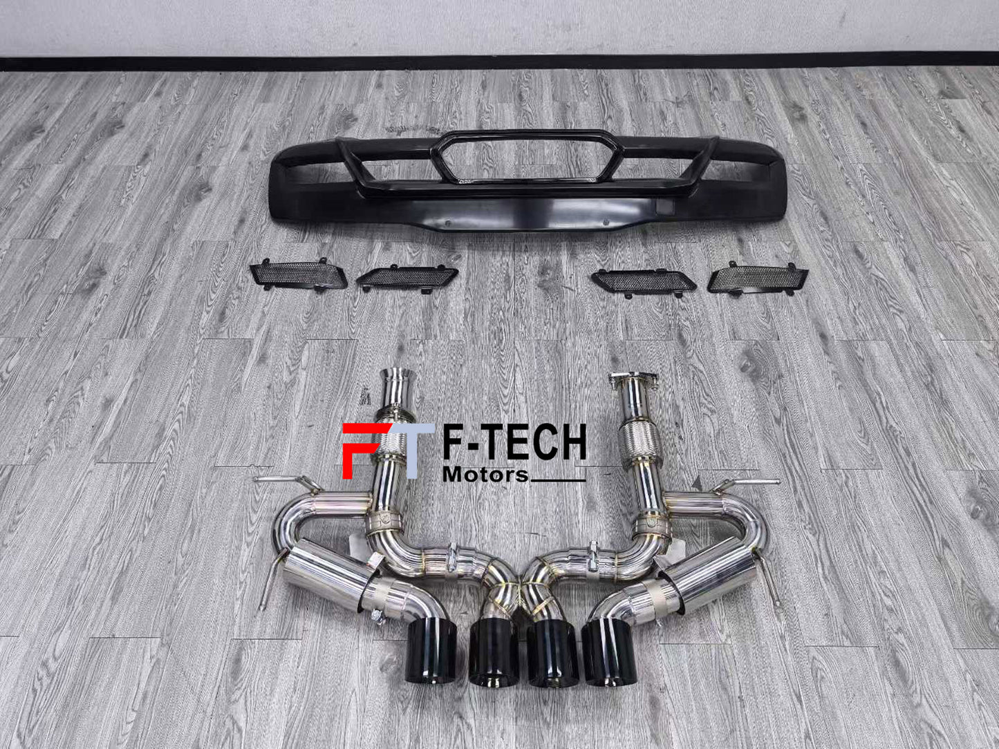 Rear Diffuser Splitter Exhaust System Z06 Style For Chevrolet Camaro C8 2020+