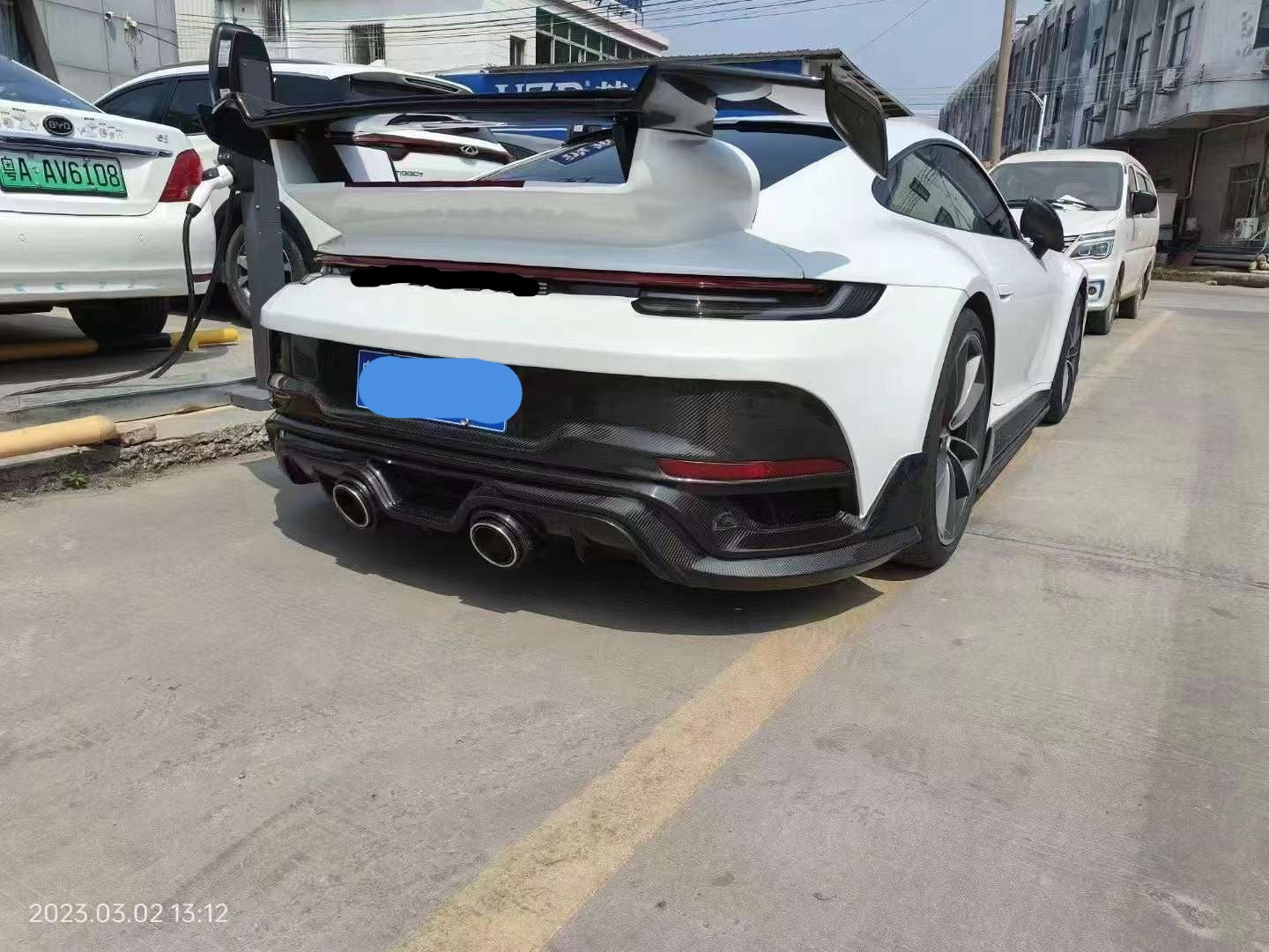 Conversion Upgrade Carbon Fiber Body Kit Fit Porsche 911 992 Carrera 4 S 2019 - 2024