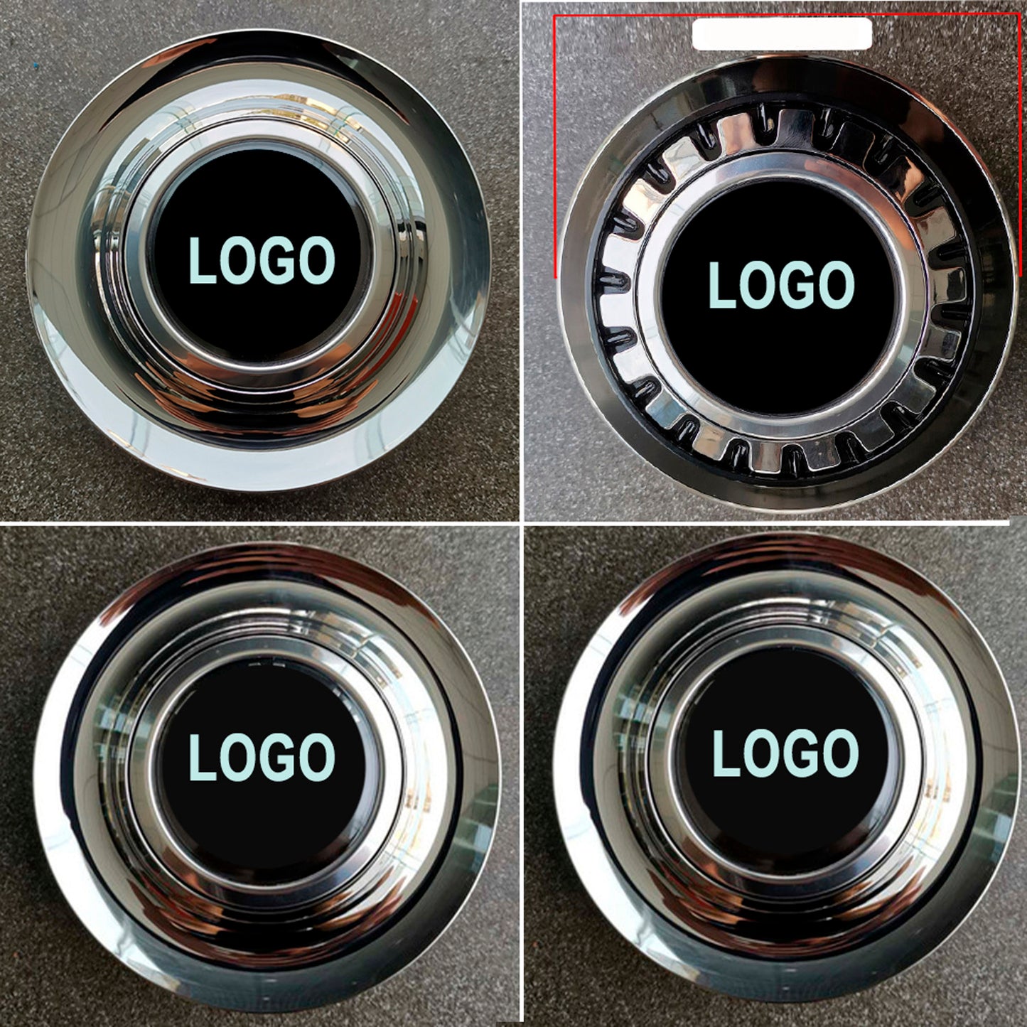Custom Plastic Floating Center Caps for Mercedes Benz Rolls Royce Range Rover Bentley Lexus BMW