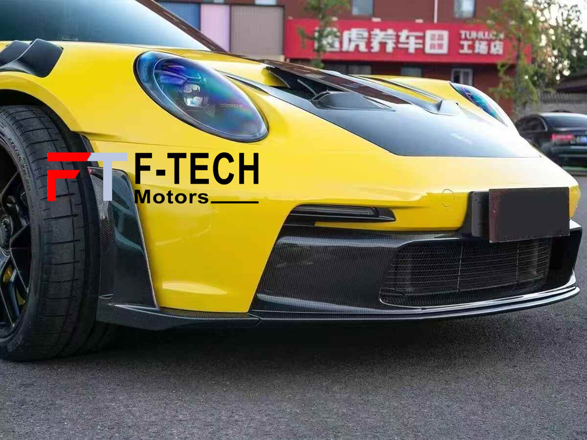 Dry carbon fiber GT3 RS style body kit for Porsche 911 992.1 Turbo S 2019 - 2024