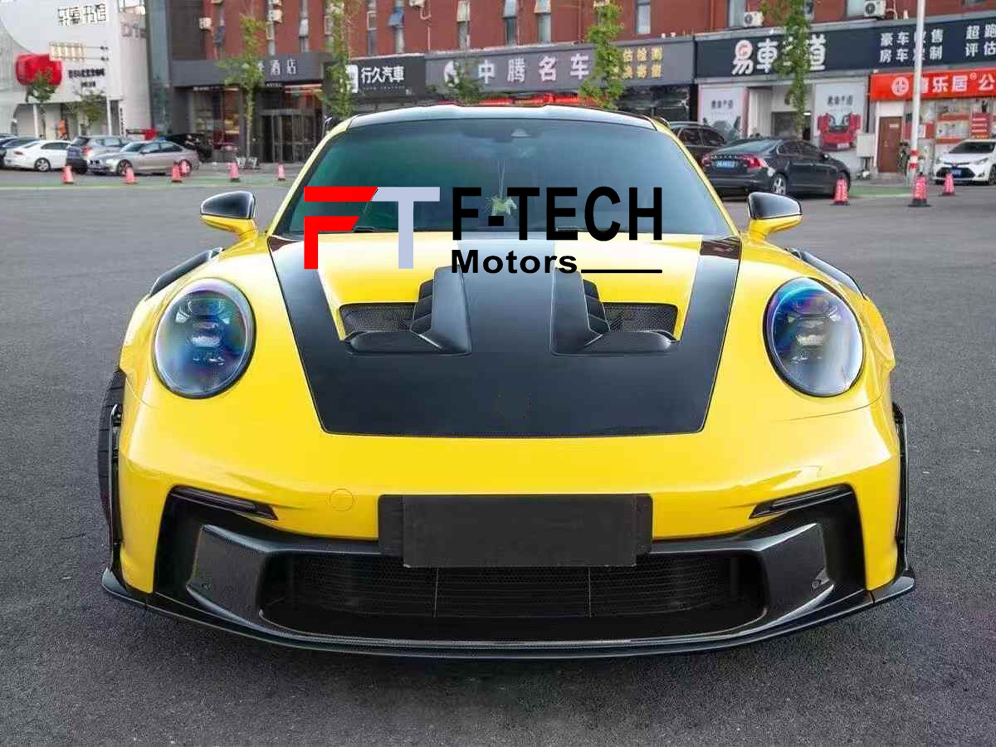 Dry carbon fiber GT3 RS style body kit for Porsche 911 992.1 Turbo S 2019 - 2024