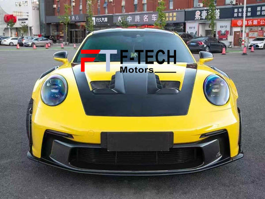 Dry carbon fiber GT3 RS style body kit for Porsche 911 992.1 Turbo S 2019 - 2024