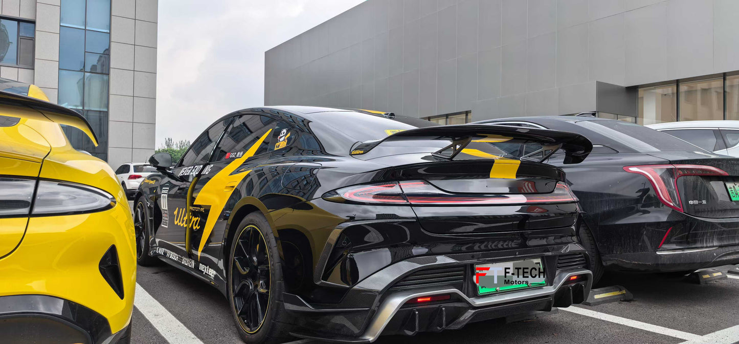 Dry Carbon Fiber Rear Diffuser Lip For Xiaomi Ultra SU7 2023+
