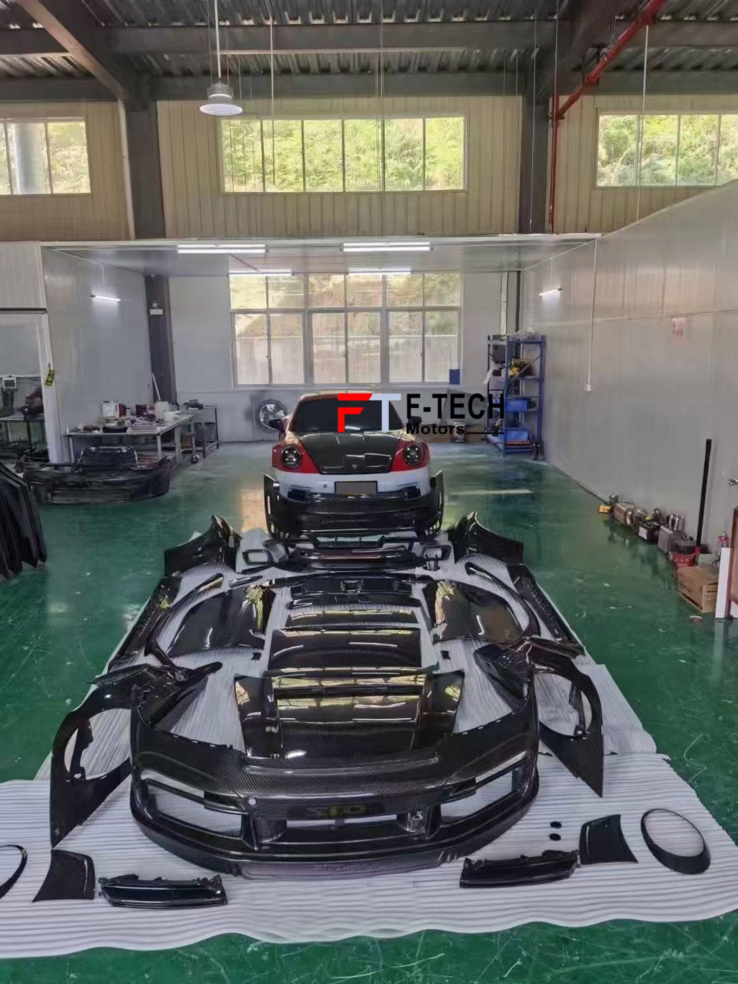 Dry Carbon Fiber Complete Body Kit For Porsche 911 992.1 Carrera S 2019 - 2024 Top Stinger GTR