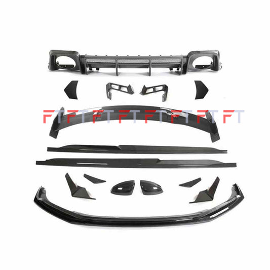 Dry carbon fiber body kit for Audi R8 4S 2019 - 2025 Front Lip Side Skirts Rear Diffuser Spoiler